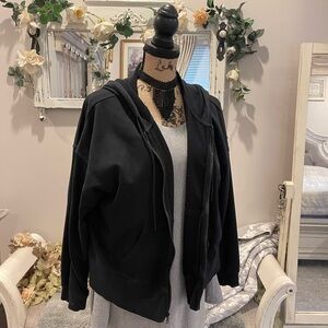 JoyLab Black Zip-Up Hoodie Jacket